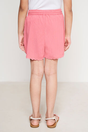 Pink Solid  Shorts, Pink, image 4